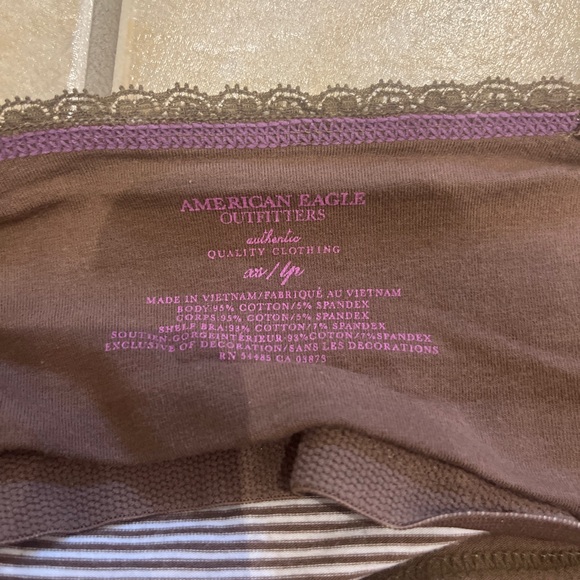 Stripe Brown Cami - Picture 2 of 3